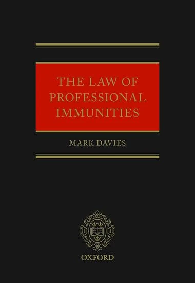 The Law of Professional Immunities