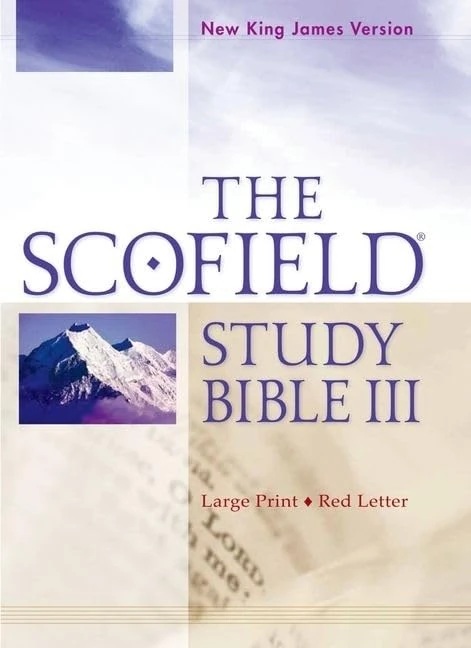 The Scofield Study Bible III, NKJV, Large Print Edition: New King James Version, Burgundy, Bonded Leather
