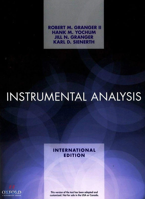 Oxford University Press Instrumental Analysis XE - Chemistry Book