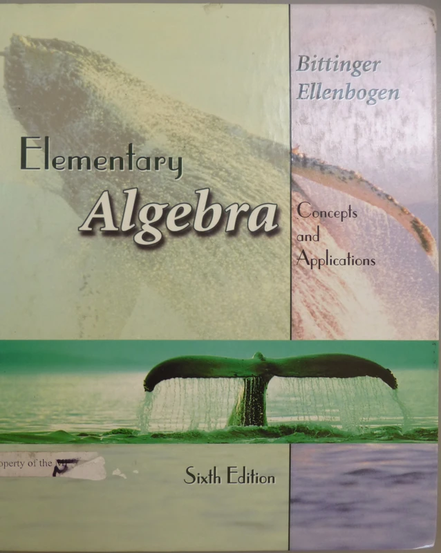 Elementary Algebra: Concepts and Applications