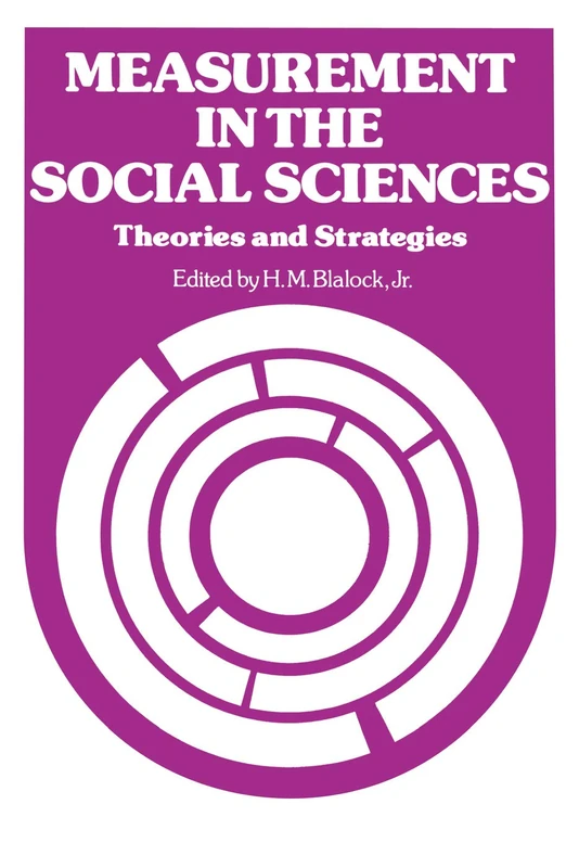 Measurement in the Social Sciences: Theories and Strategies (Observations)