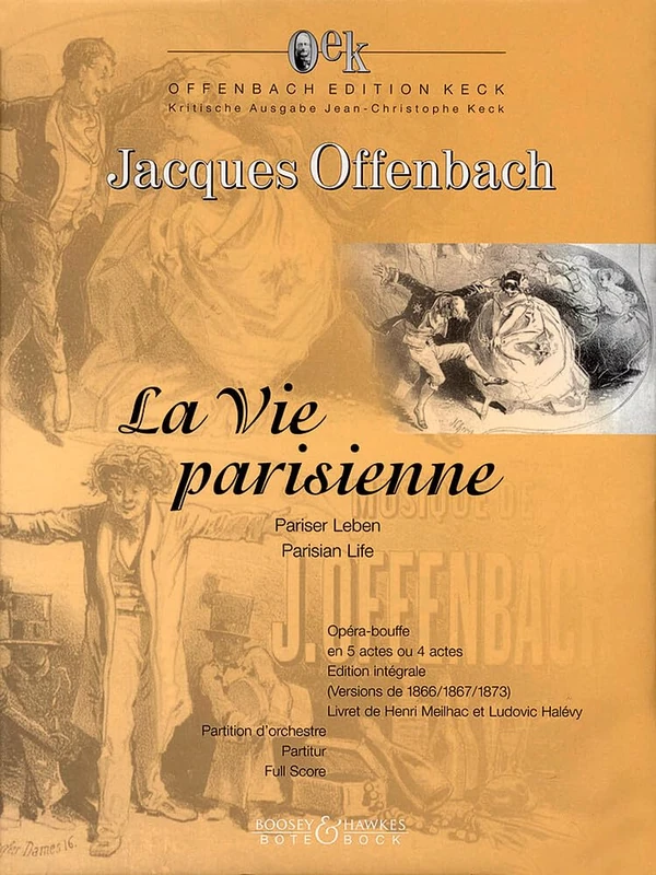 La Vie Parisienne (Opera buffa in 4 or 5 acts). Full Score