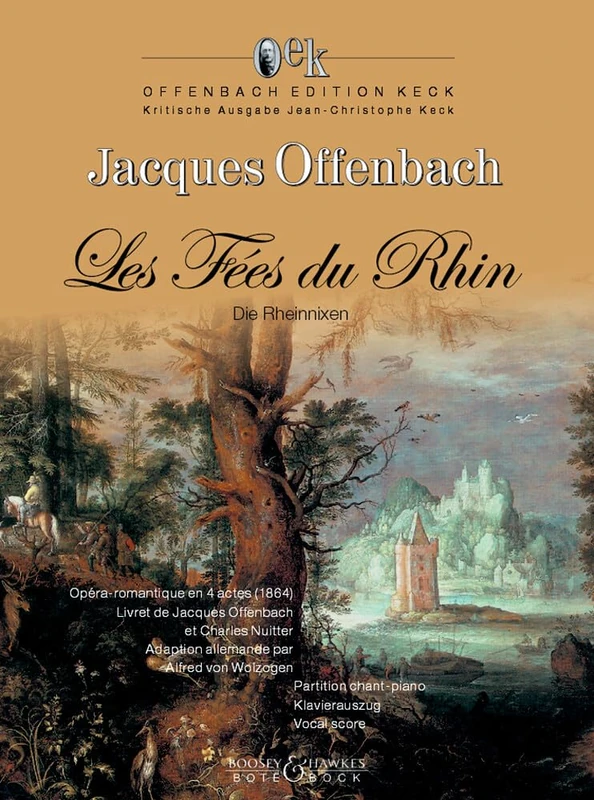 Les Fées du Rhin: Opéra romantique en 4 actes (1864). Réduction pour piano.