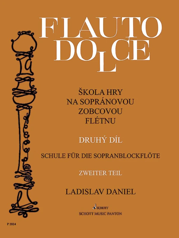 School for Descant Recorder: Druhý díl. descant recorder. - Image 1