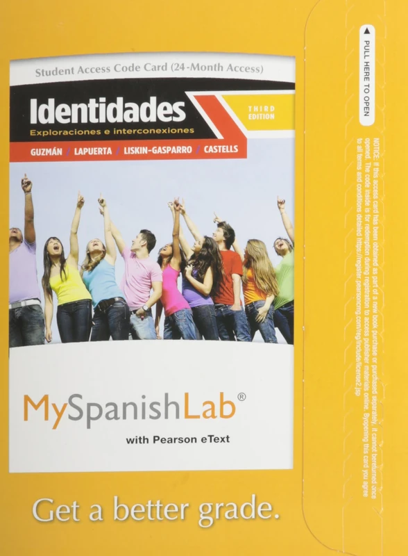 MyLab Spanish with Pearson eText -- Access Card -- for Identidades (multi semester access)