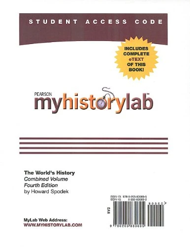 MyLab History with Pearson eText -- Standalone Access Card -- for The World's History, Combined Volume