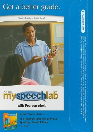MyLab Speech with Pearson eText -- Standalone Access Card -- for Essential Elements of Public Speaking