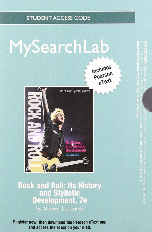 MySearchLab with Pearson eText -- Standalone Access Card -- for Rock and Roll: Its History and Stylistic Development