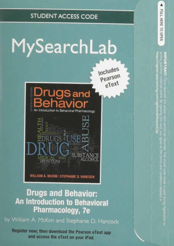 MySearchLab with Pearson eText -- Standalone Access Card -- for Drugs & Behavior
