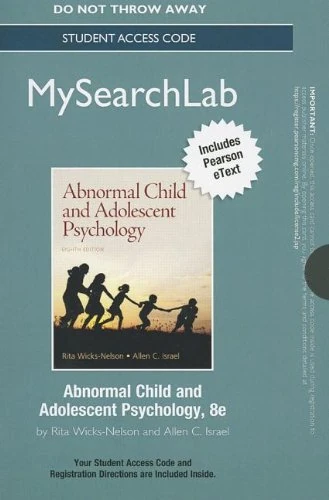 MyLab Search with Pearson eText-- Standalone Access Card -- for Abnormal Child and Adolescent Psychology