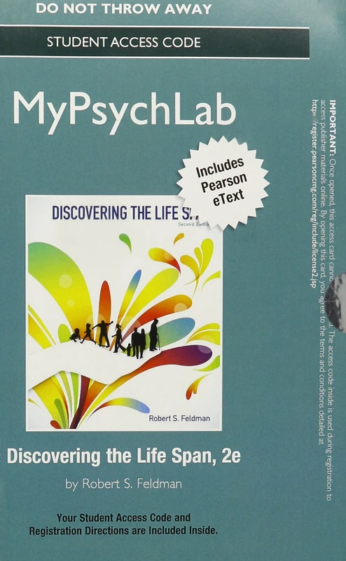 NEW MyLab Psychology with eText -- Standalone Access Card -- for Discovering the Life Span