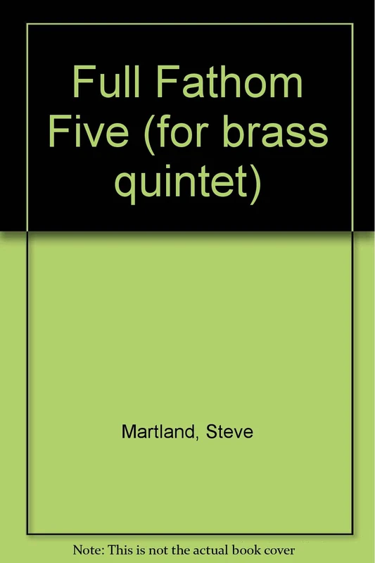 Full Fathom Five: for brass quintet. wind quintet. Jeu de parties. - Image 1