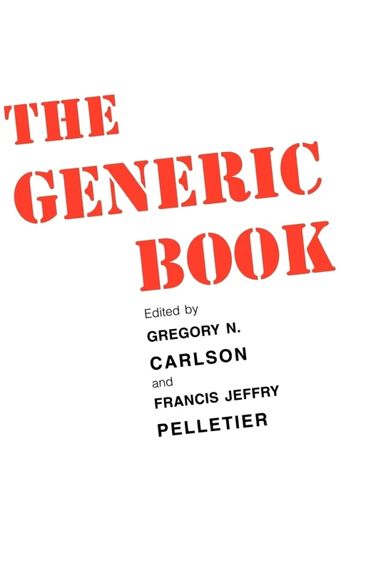 The Generic Book: The Semantics of Generics - Image 1