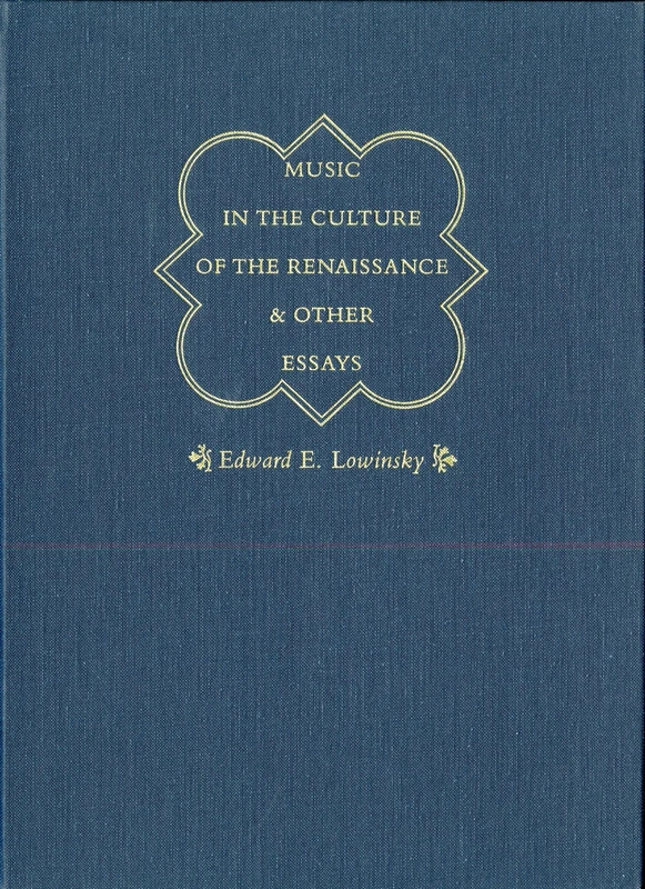 Music in the Culture of the Renaissance & Other Essays 2V Set (Emersion: Emergent Village resources for communities of faith)