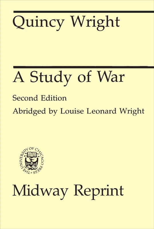 A Study of War (Midway Reprint)