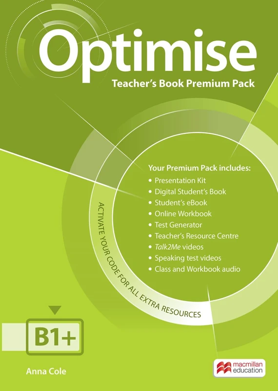 Optimise B1+ (Intermediate) Teacher's Book Premium Pack