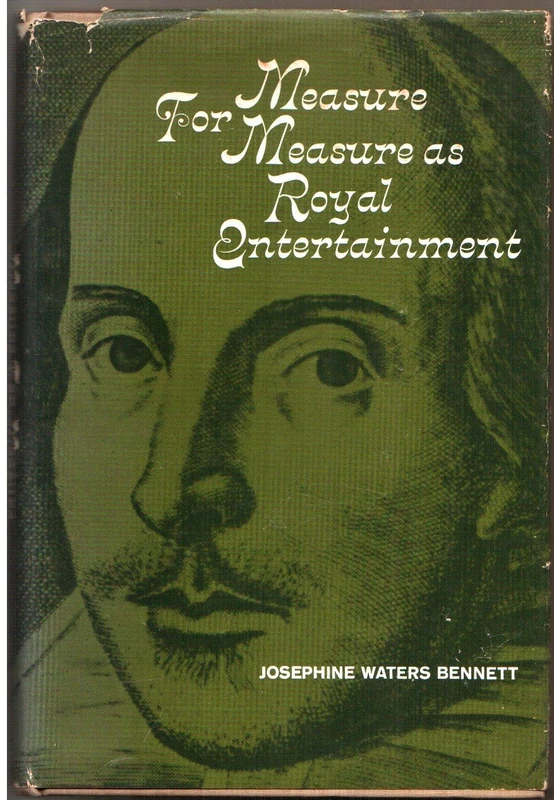 Measure for Measure as Royal Entertainment