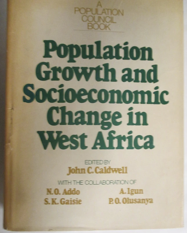 Caldwell:population Growth & Social Economic Change In W Africa (cloth) - Image 1