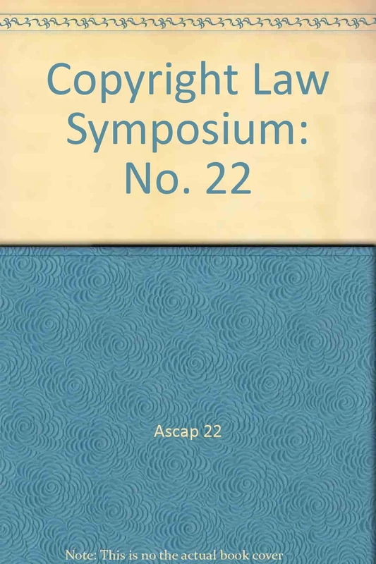 Copyright Law Symposium No 22