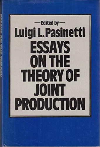 Pasinetti: Essays On The Theory Of Joint Production (cloth)