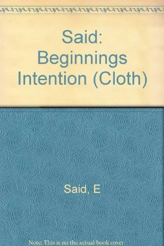 Said: Beginnings Intention (cloth) - Image 1