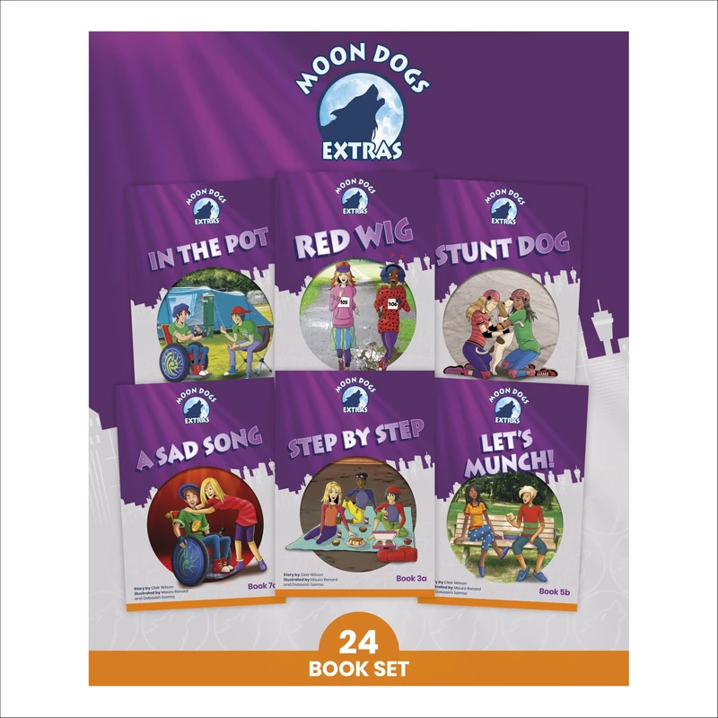 Phonic Books Moon Dogs Extras Set 2: Adjacent consonants and consonant digraphs (Phonic Books Catch-up Decodable Readers)