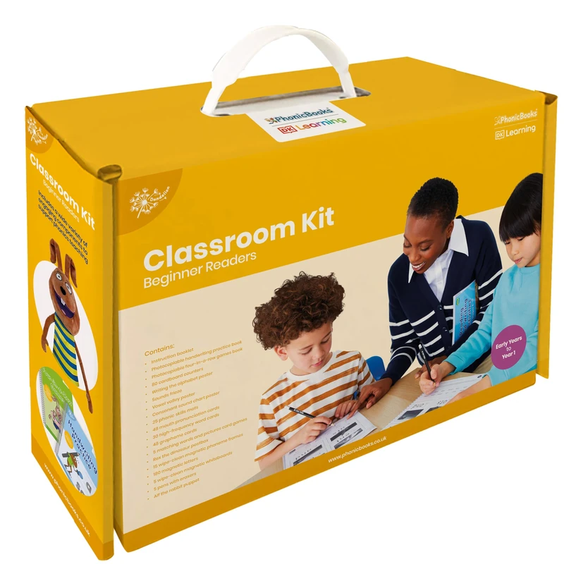 Phonic Books Dandelion Classroom Kit (Phonic Books Beginner Decodable Readers) - Image 1
