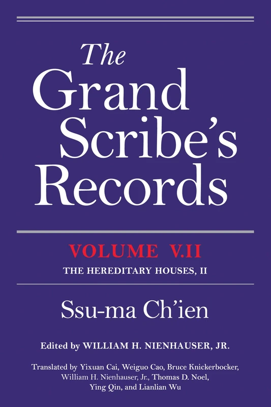 The Grand Scribe's Records, Volume V.II: The Hereditary Houses, II