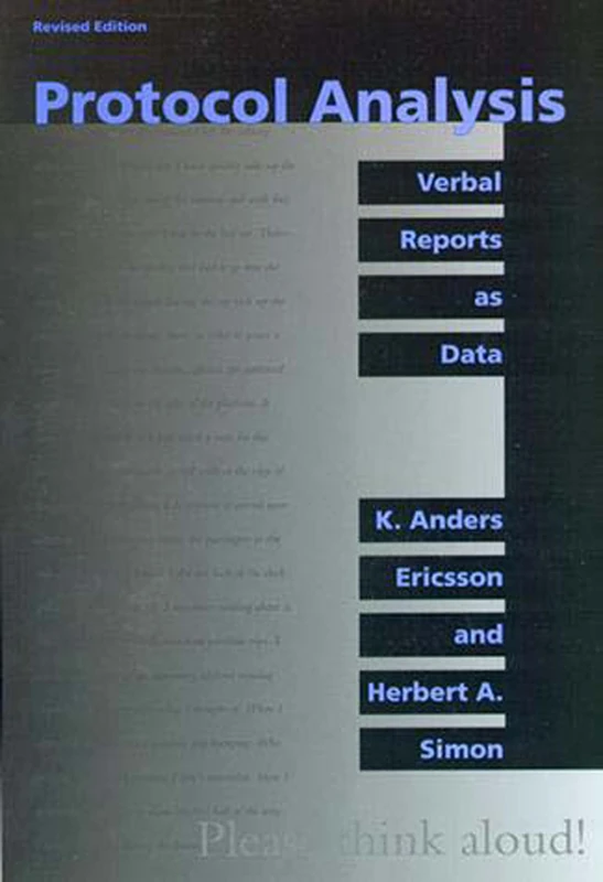 Protocol Analysis, revised edition: Verbal Reports as Data (A Bradford Book) - Image 1