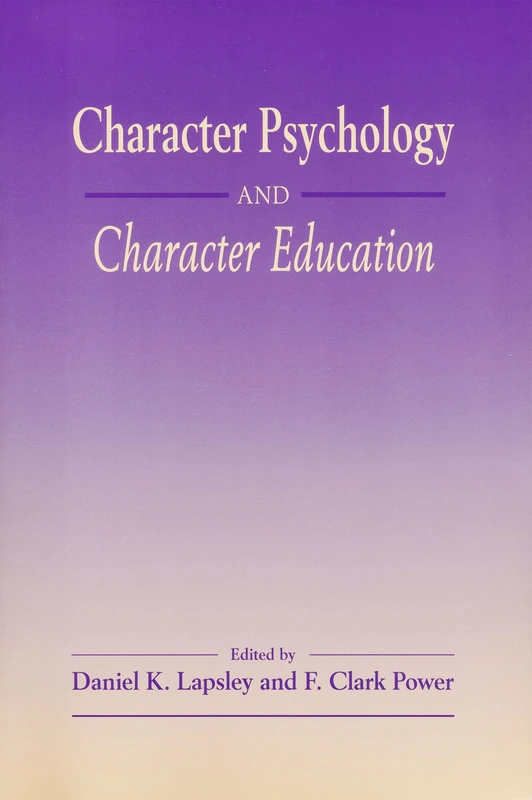 Character Psychology And Character Education