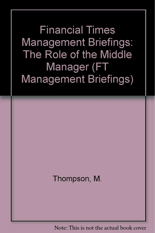 The Role of the Middle Manager