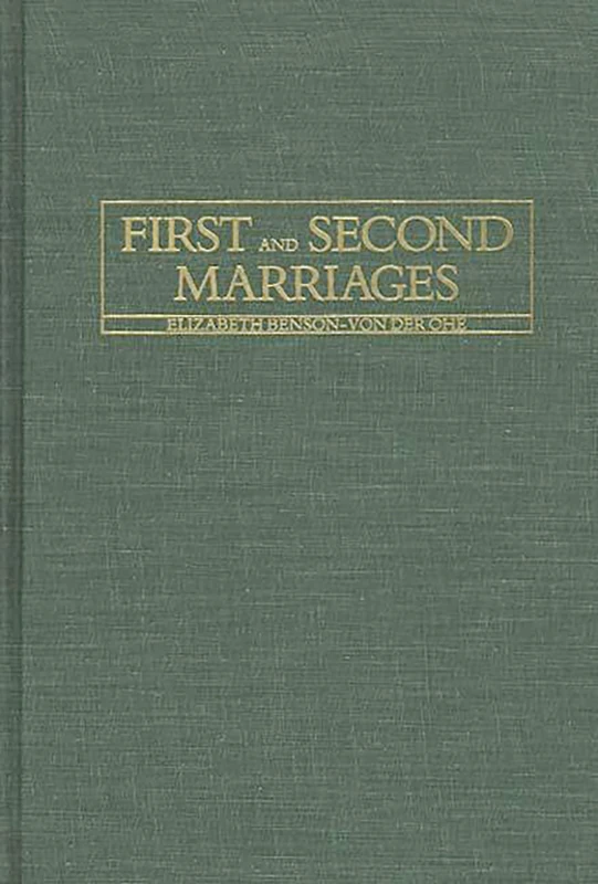 First and Second Marriages (Sexual Medicine)
