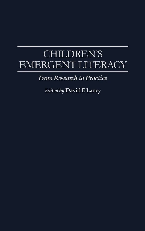 Children's Emergent Literacy: From Research to Practice