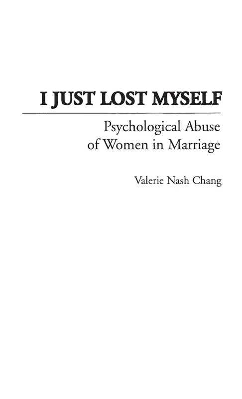I Just Lost Myself: Psychological Abuse of Women in Marriage - Image 1