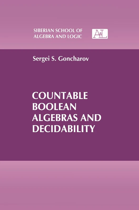 Countable Boolean Algebras and Decidability (Siberian School of Algebra and Logic)
