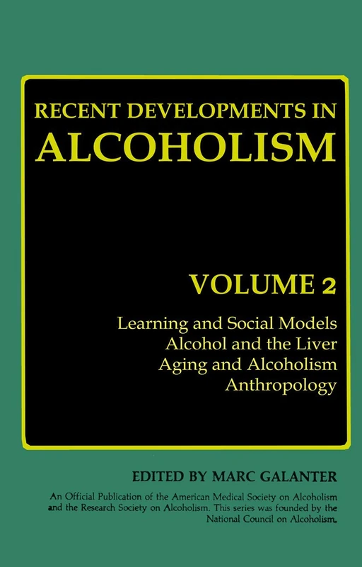 Recent Developments in Alcoholism: Volume 2 - Image 1