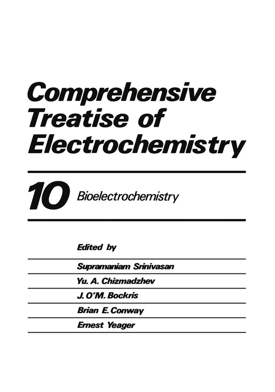 Comprehensive Treatise of Electrochemistry: Volume 10 Bioelectrochemistry (Topics in Chemical Mutagenesis) - Image 1