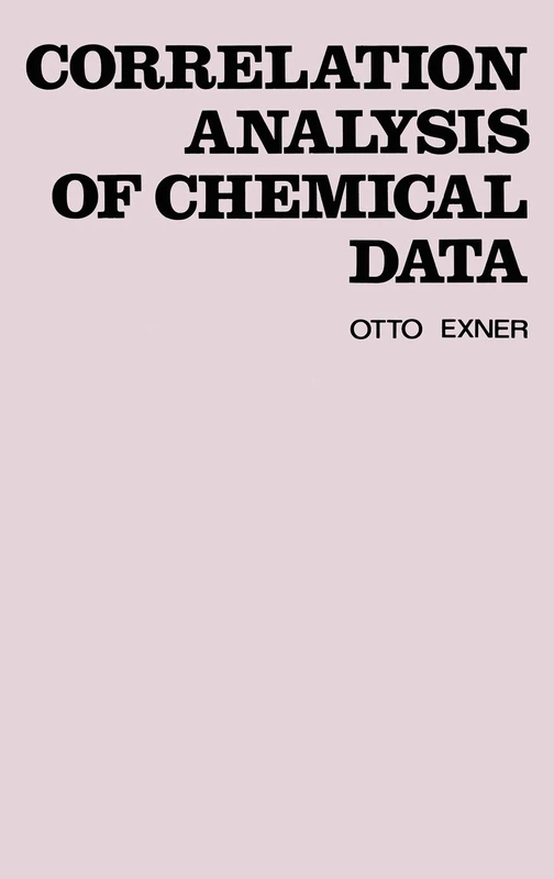 Springer - Correlation Analysis of Chemical Data Book