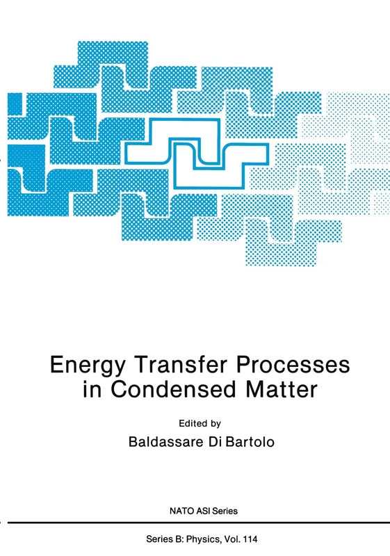 Energy Transfer Processes in Condensed Matter: 114 (NATO Science Series B:, 114)