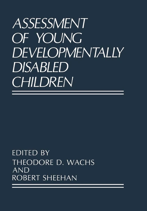 Springer - Assessment of Young Developmentally Disabled Children
