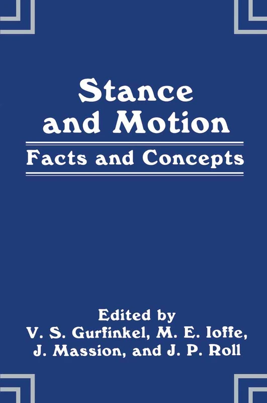 Springer - Stance and Motion: Facts and Concepts Book