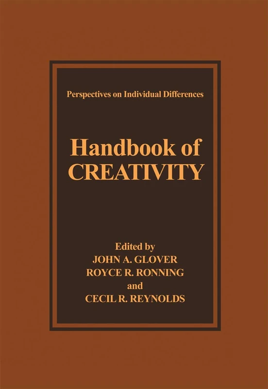 Springer Handbook of Creativity - Perspectives on Individual Differences