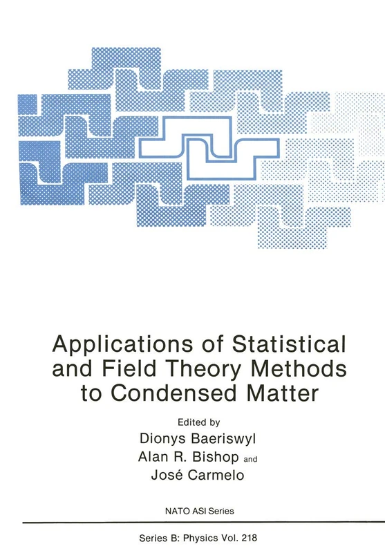 Applications of Statistical and Field Theory Methods to Condensed Matter: 218 (NATO Science Series B:, 218)