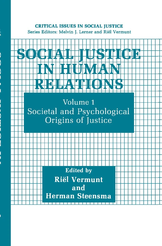 Springer Social Justice in Human Relations Volume 1 Book
