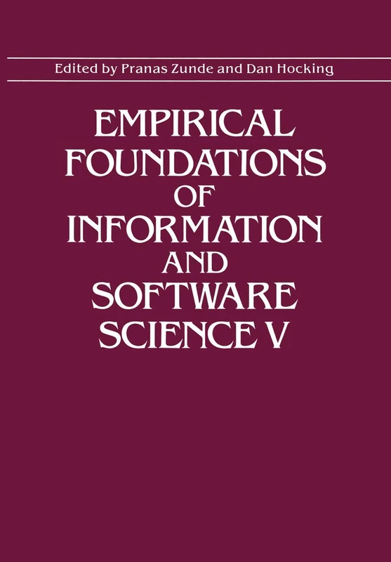 Empirical Foundations of Information and Software Science V (Language of Science) - Image 1