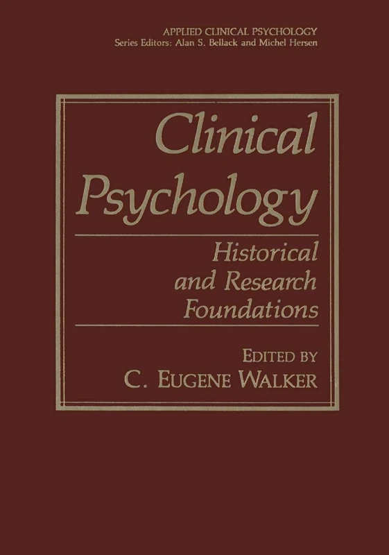 Clinical Psychology: Historical and Research Foundations (NATO Science Series B:) - Image 1