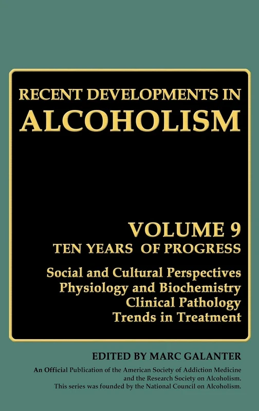 Recent Developments in Alcoholism: Volume 9: Children of Alcoholics