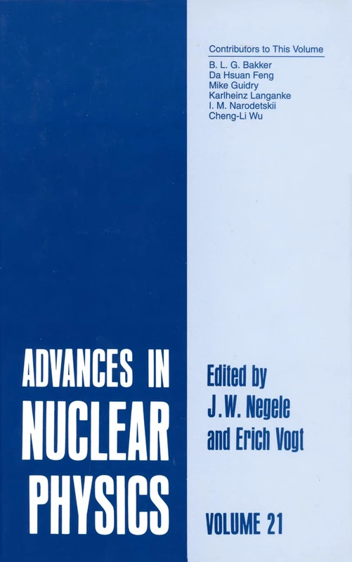 Advances in Nuclear Physics: Volume 21: v. 21 (Advances in Nuclear Physics (Closed)) - Image 1