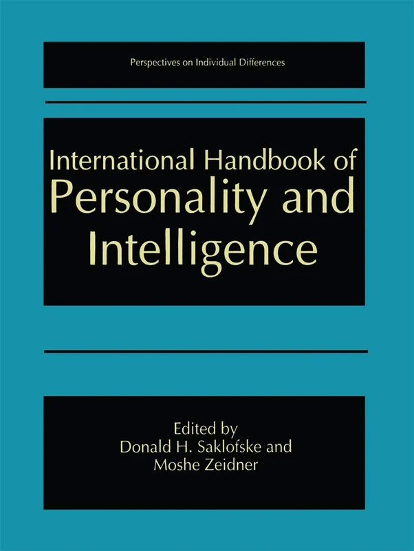 International Handbook of Personality and Intelligence (Perspectives on Individual Differences)