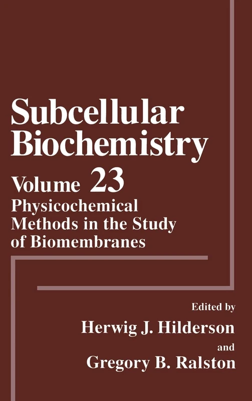 Springer Physicochemical Methods in the Study of Biomembranes
